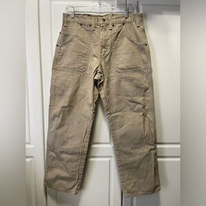 Dickies Tan Cargo Pants with Reinforced Stitching